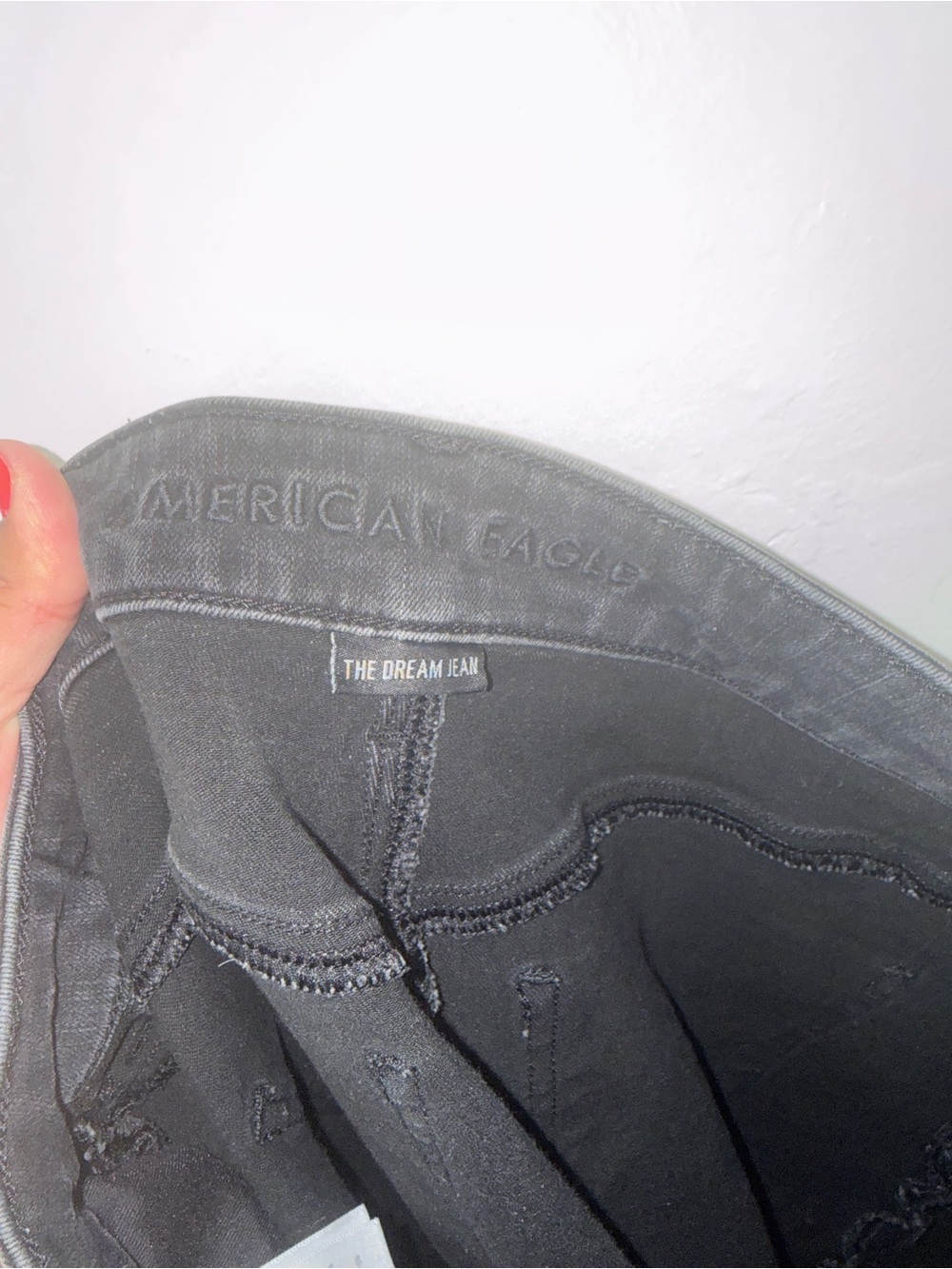 American Eagle “The Dream Jean” Women's Black Stretch Skinny Jeans - Picture 7 of 9